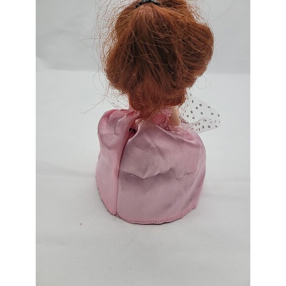 Vintage Cupcake Red Hair Doll Emco  Haschel Toys Pink Dress 6" - Picture 6 of 16